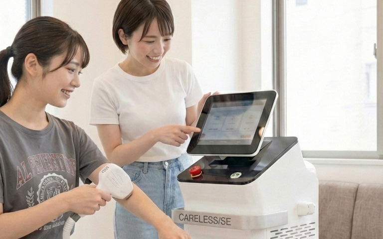 整骨院だから安心の「痛くない・熱くない」プロ仕様セルフ脱毛を導入しました